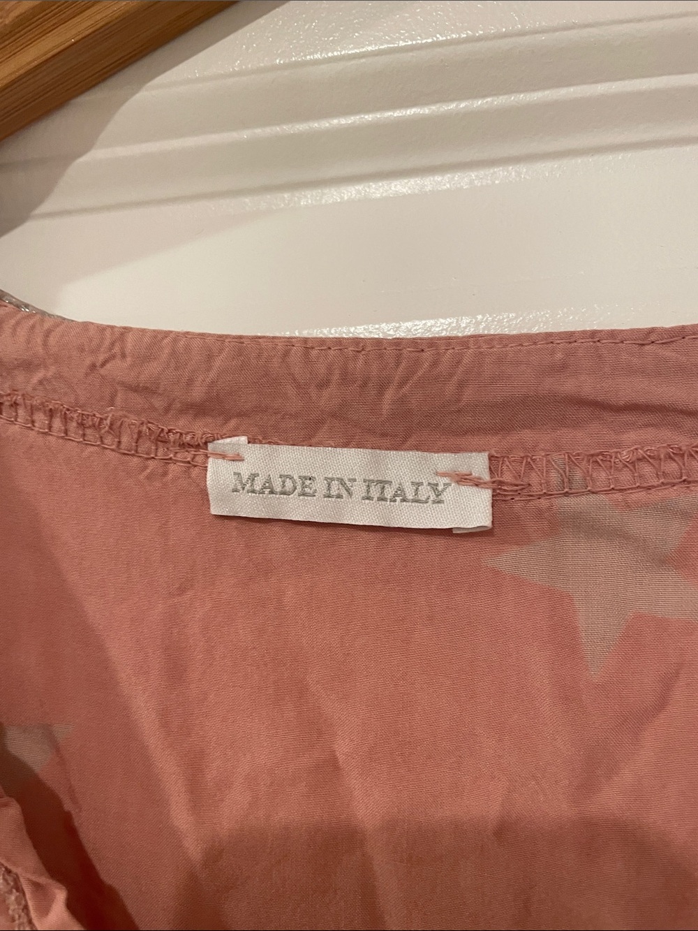 Made in Italy mauve and silver sequin star top medium - Picture 5 of 7